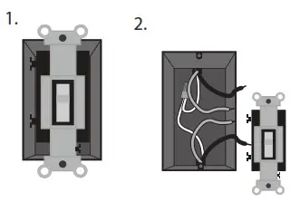 Hunter 51414 Woodfield 52-Inch Indoor Ceiling Fan - Installing Wall Control 2