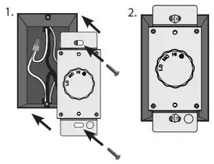 Hunter 51414 Woodfield 52-Inch Indoor Ceiling Fan - Installing Wall Control 4