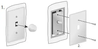 Hunter 51414 Woodfield 52-Inch Indoor Ceiling Fan - Installing Wall Control 5