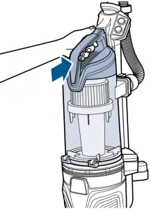 Emptying-Bissell-2790-Dirt-Tank