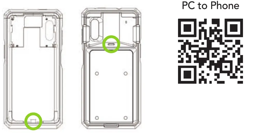 KOAMTAC 401000 SKXPro 2D Imager SmartSled- Pc