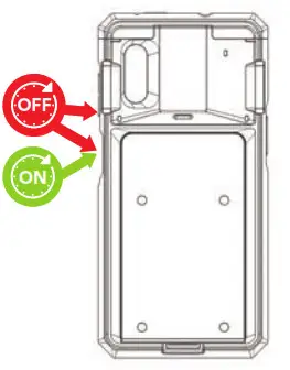 KOAMTAC 401000 SKXPro 2D Imager SmartSled- Power