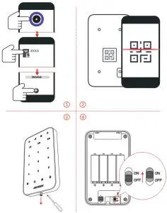 HIKVISION DS PK1 E WA Wireless LED Keypad - 3