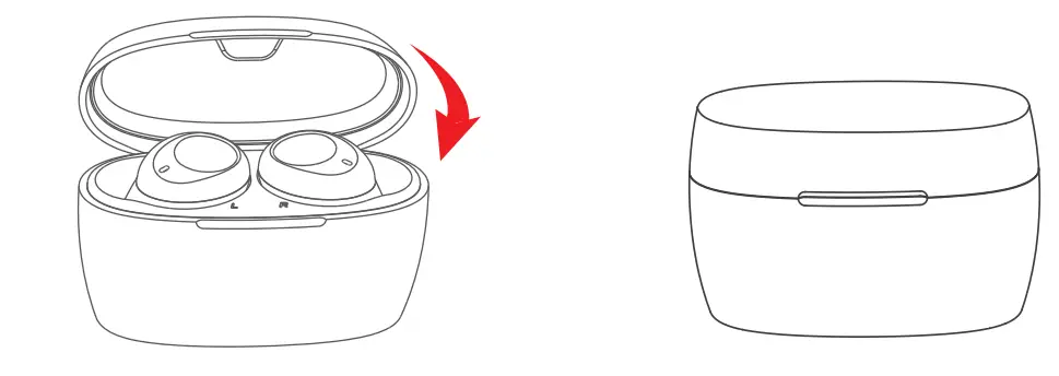 J2 Group XT100 True Wireless Earbuds - power off