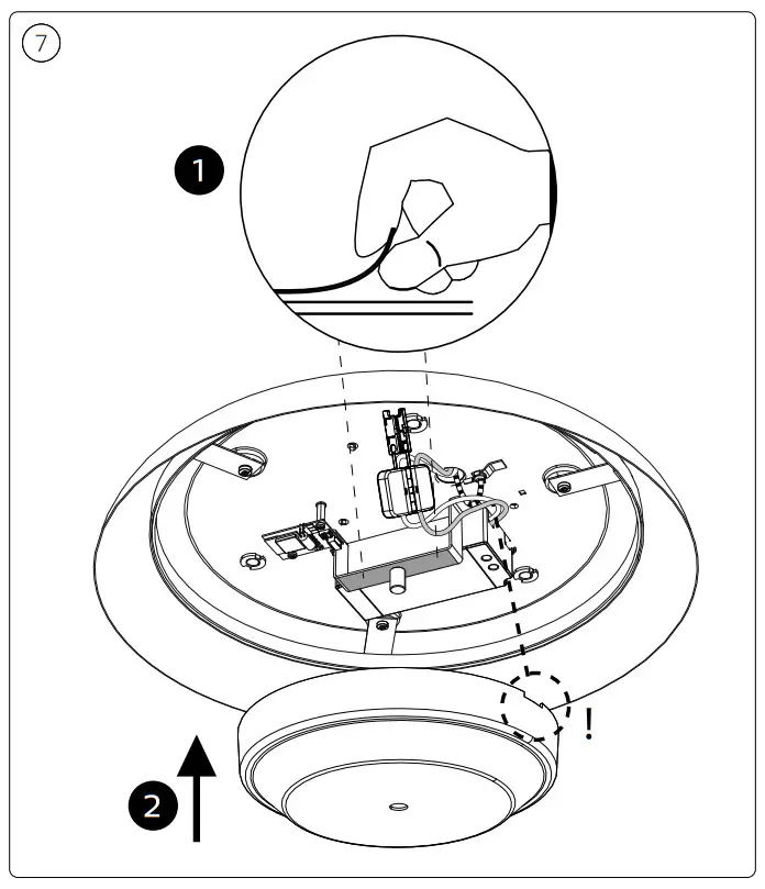 PHILIPS 915005402601 Still Hue Still Aluminum Ceiling Light - fig 5