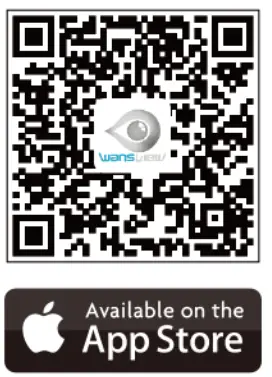 wansview B1T1 1080p Indoor and Outdoor Home Security Camera - qr