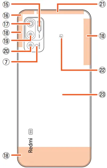 Xiaomi XIG02 Redmi Note 10 JE Smart Phone parts A