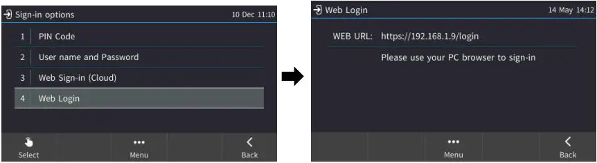 ac audiocodes AudioCodes 450HD and C450HD I - To sign in with Web Login