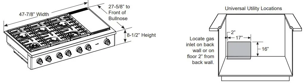 CAFE CGU366 36 Inch Professional Rangetop 1