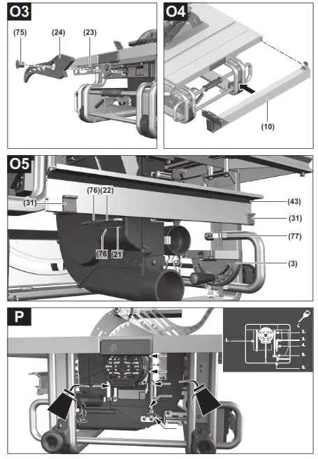 BOSCH GTS 10 J Professional Table Saw- 12