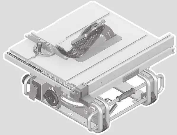 BOSCH GTS 10 J Professional Table Saw