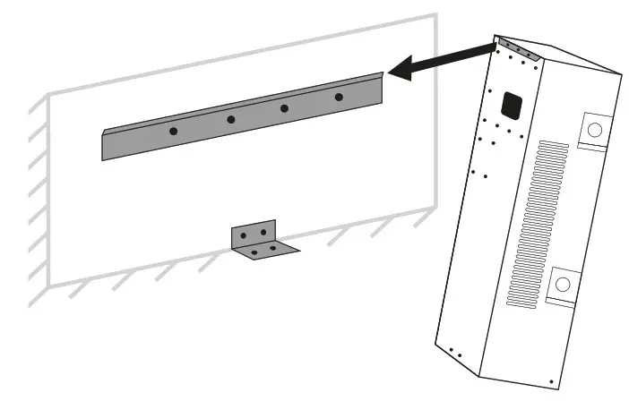 bewello BW2022 Electric Wall Fireplace - INSTALLATION 4