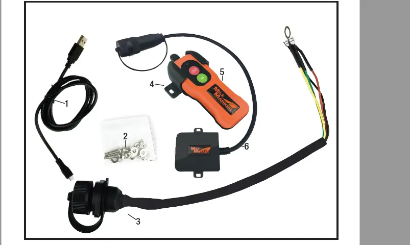 Mile Marker 7076 Plug And Play Wireless Winch Remote User Manual