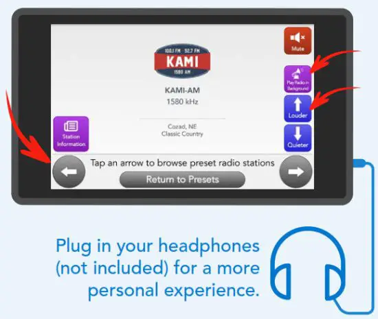 GrandPad GRPD 8 Inch Tablet 32GB Wi-Fi + 4G LTE STATIO