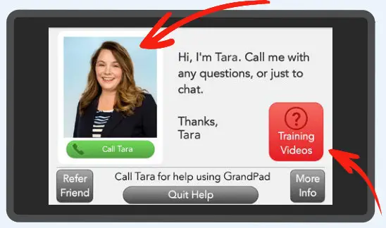 GrandPad GRPD 8 Inch Tablet 32GB Wi-Fi +Member