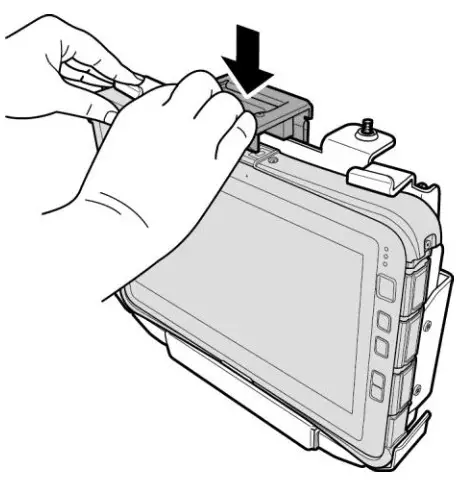 Pokini K11 Vehicle Dock - Docking the Tablet 2