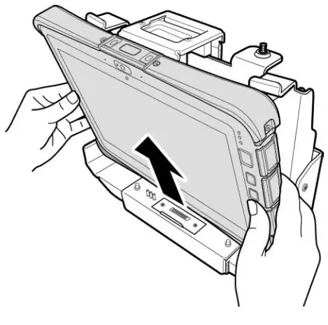 Pokini K11 Vehicle Dock - Undocking the Tablet 3