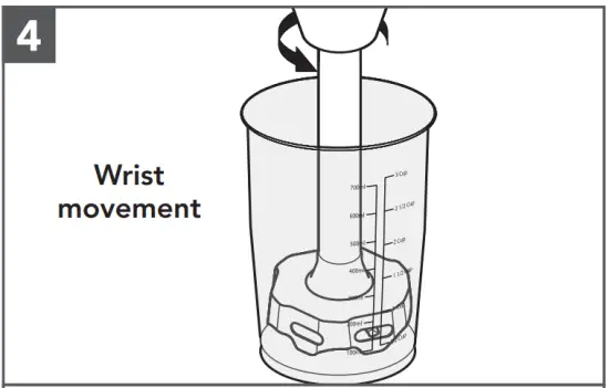 USING THE BLENDING ARM