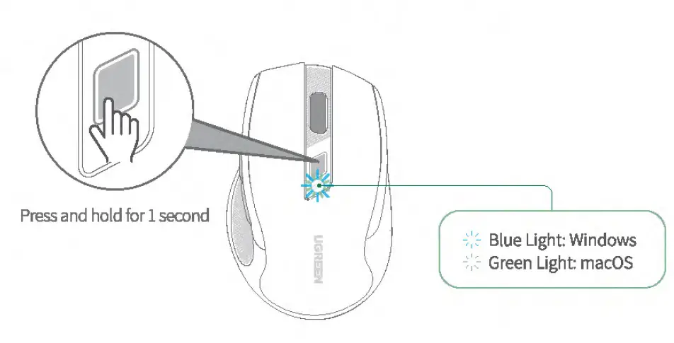 UGREEN- MU006 -Ergonomic- Wireless- Mouse- 4