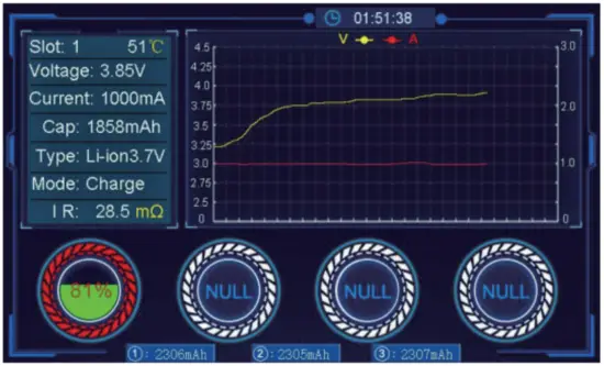 EBL Professional Care On Batteries and Charger - Fig 1