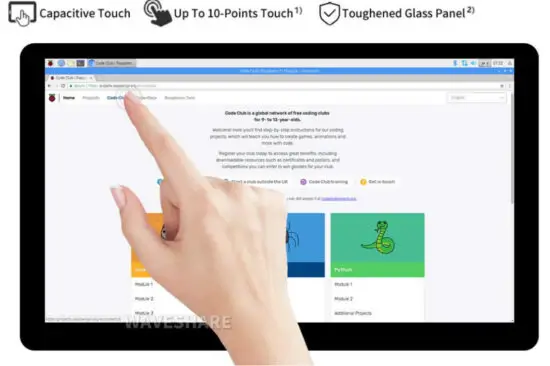 waveshare 15 6inch Capacitive Touch Screen LCD With Toughened Glass Cover - figure 9