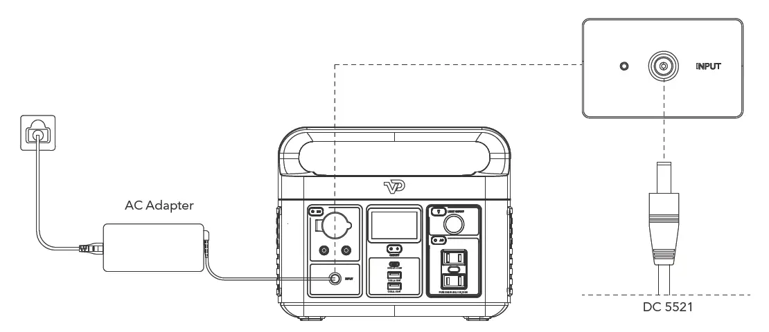 VIGORPOOL- LAKE -300 -Portable- Power -Station- 5