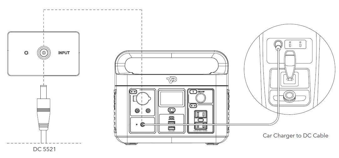 VIGORPOOL- LAKE -300 -Portable- Power -Station- 7
