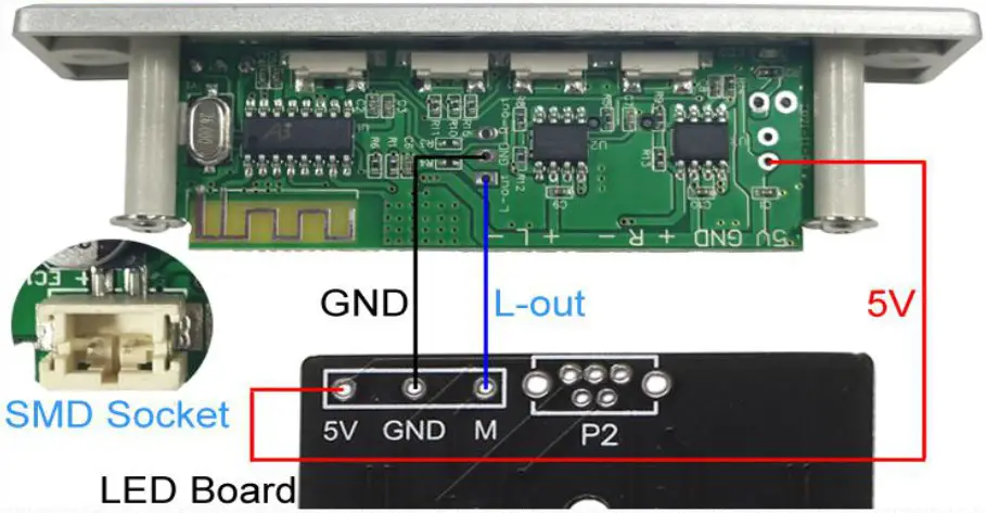 Icstation GY19288 DIY Bluetooth Music Spectrum Speaker Kit - Install shown steps 14