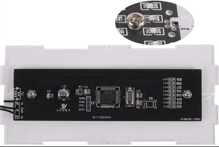 Icstation GY19288 DIY Bluetooth Music Spectrum Speaker Kit - Install shown steps 23