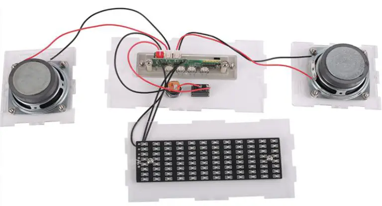 Icstation GY19288 DIY Bluetooth Music Spectrum Speaker Kit - Install shown steps 24
