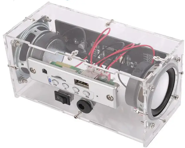 Icstation GY19288 DIY Bluetooth Music Spectrum Speaker Kit - Install shown steps 25