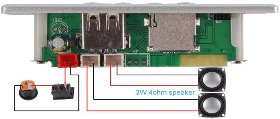 Icstation GY19288 DIY Bluetooth Music Spectrum Speaker Kit - Install shown steps 9