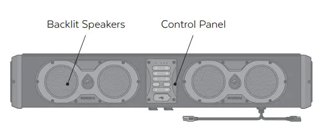 ECOXGEAR GDI-EXSNDXTR01 Power Sports Amplified Soundbar 2