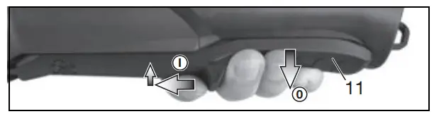 metabo WEA 11125 Quick Cordless Angle - figure 7