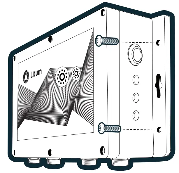 Litum 2AW7W100 MOUNTING ANCHOR OUTDOORS - SCREWS