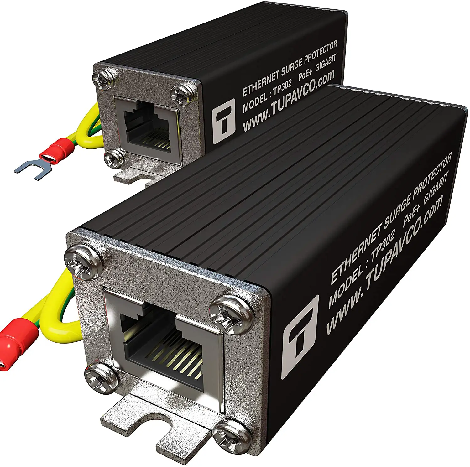 Tupavco Ethernet Surge Protector (2 Pack) Poe+ Gigabit User Instructions