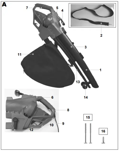 Gude-GLS-3000-VARIO-Leaf-Vacuum-Cleaner-fig-1