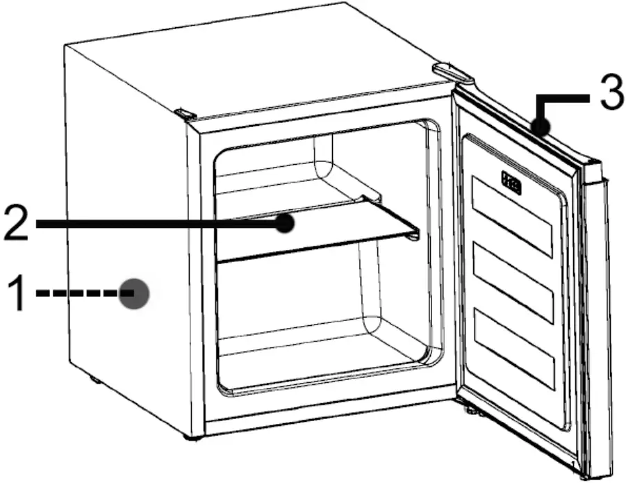 BOMANN GB 7246 Household Freezer Box A1