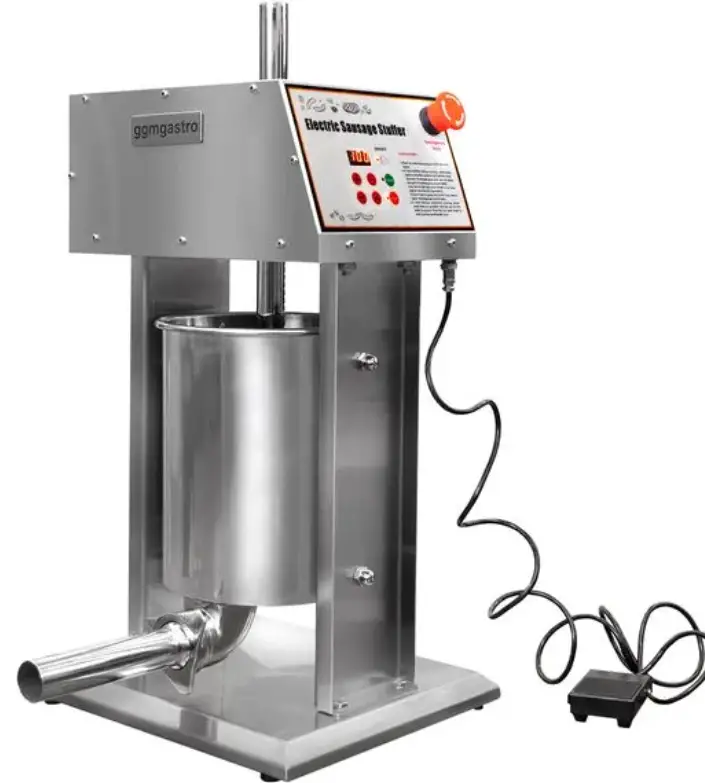 GGM GASTRO Stainless steel electric sausage stuffer feature