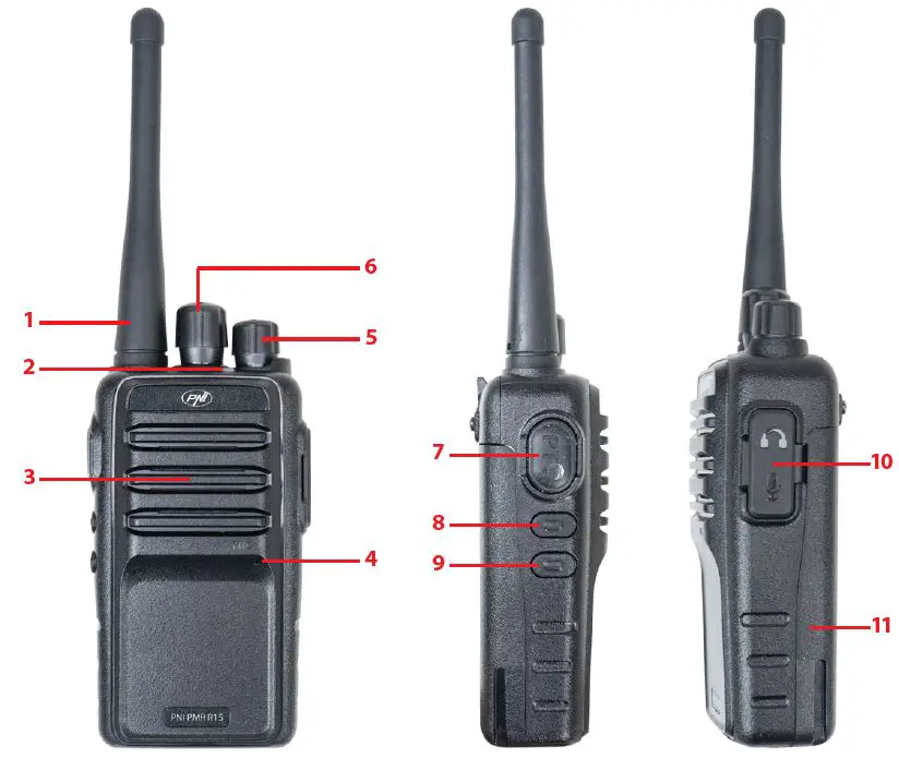 PNI-International-PMR-R15-Professional-Portable-PMR-Radio-fig-2