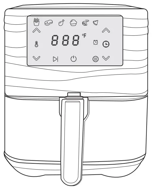 Innsky Air Fryer Instruction -