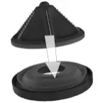 yonanas 988BK Deluxe Vegan Non-Dairy Frozen Fruit Soft Serve Dessert Maker-fig4