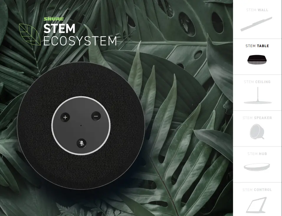 stem audio table1 Noise Canceling Table Mount Speakerphone - fig 1