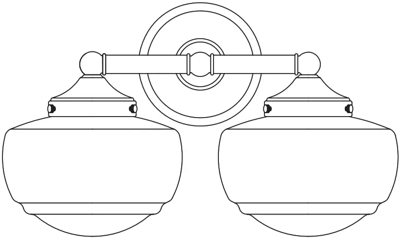 Hunter 19506 Saddle Creek 2 Light Vanity