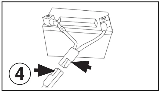Westinghouse WGEN5300SC 5300 Watt Electric Start Portable Generator - Connect battery