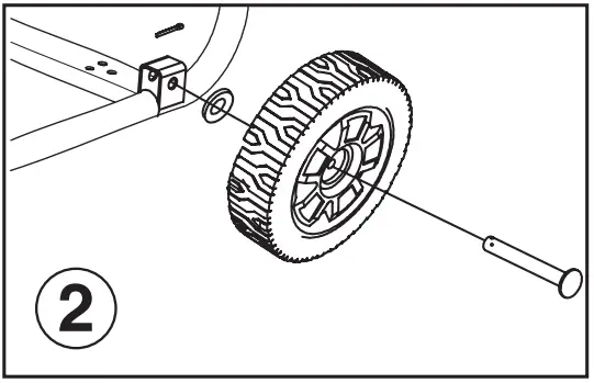 Westinghouse WGEN5300SC 5300 Watt Electric Start Portable Generator - Install wheels