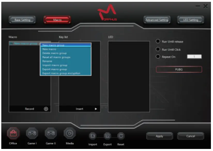 AIKUN GX66 7200DPI RGB Gming Mouse Morphus GX66PRO Master - Run the Driver 2