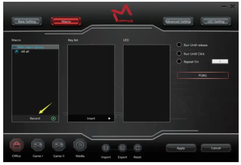 AIKUN GX66 7200DPI RGB Gming Mouse Morphus GX66PRO Master - Run the Driver 3