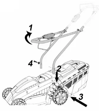 swift EB137CD 40V Lithium Ion Cordless Lawn Mower - fig1