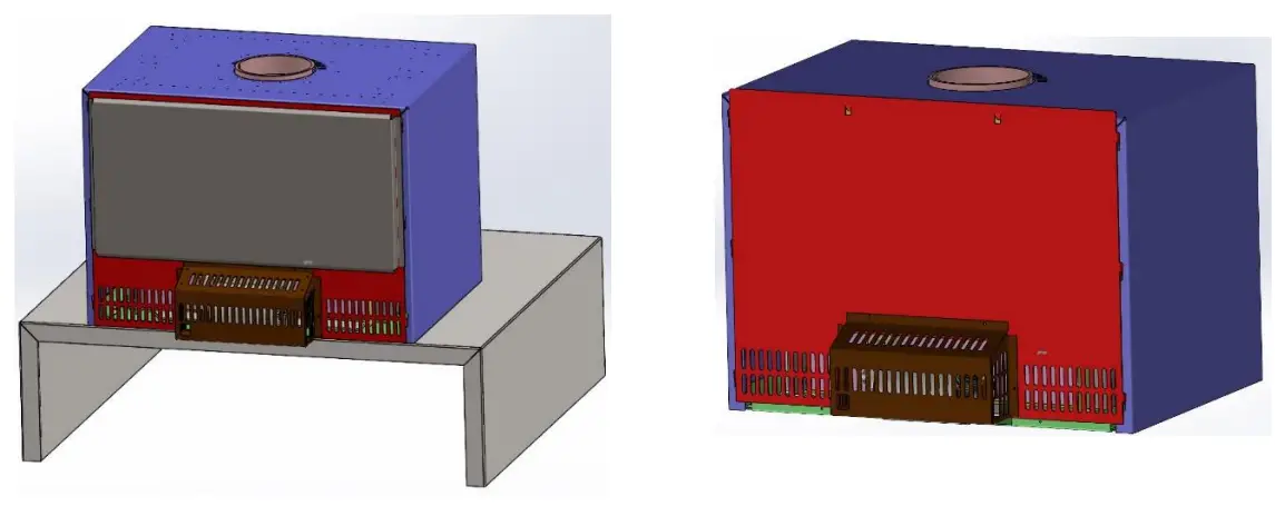 KEMLAN Cube Freestanding Wood Heater - fig 3